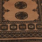 Tapis de couloir beige Bokhara 252x77 tapis pakistanais fait main