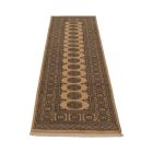 Tapis de couloir beige Bokhara 244x79 tapis pakistanais fait main