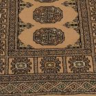 Tapis de couloir beige Bokhara 244x79 tapis pakistanais fait main