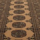 Tapis de couloir beige Bokhara 244x79 tapis pakistanais fait main
