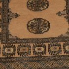 Tapis de couloir beige Bokhara 248x77 tapis pakistanais fait main