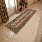 Tapis de couloir beige Bokhara 245x78 tapis pakistanais fait main