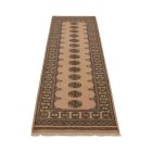 Tapis de couloir beige Bokhara 245x78 tapis pakistanais fait main