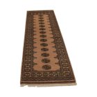 Tapis de couloir beige Bokhara 245x78 tapis pakistanais fait main