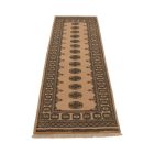 Tapis de couloir beige Bokhara 244x78 tapis pakistanais fait main