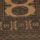 Tapis de couloir beige Bokhara 244x80 tapis pakistanais fait main