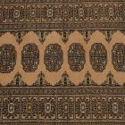 Tapis de couloir beige Bokhara 244x80 tapis pakistanais fait main