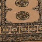 Tapis de couloir beige Bokhara 254x77 tapis pakistanais fait main