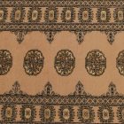 Tapis de couloir beige Bokhara 254x77 tapis pakistanais fait main