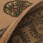 Tapis de couloir beige Bokhara 254x77 tapis pakistanais fait main