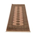 Tapis de couloir beige Bokhara 198x79 tapis pakistanais fait main