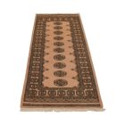 Tapis de couloir beige Bokhara 204x81 tapis pakistanais fait main