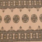 Tapis de couloir beige Bokhara 204x81 tapis pakistanais fait main