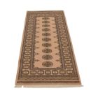 Tapis de couloir beige Bokhara 197x80 tapis pakistanais fait main