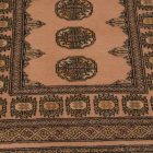 Tapis de couloir beige Bokhara 197x80 tapis pakistanais fait main