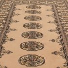 Tapis de couloir beige Bokhara 198x79 tapis pakistanais fait main