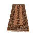 Tapis de couloir beige Bokhara 204x80 tapis pakistanais fait main