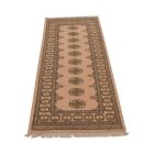 Tapis de couloir beige Bokhara 205x79 tapis pakistanais fait main