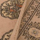 Tapis de couloir beige Bokhara 205x79 tapis pakistanais fait main