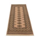 Tapis de couloir beige Bokhara 195x80 tapis pakistanais fait main