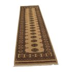 Tapis de couloir beige Bokhara 300x79 tapis pakistanais fait main