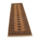 Tapis de couloir beige Bokhara 276x79 tapis pakistanais fait main