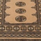 Tapis de couloir beige Bokhara 279x79 tapis pakistanais fait main