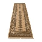 Tapis de couloir beige Bokhara 299x82 tapis pakistanais fait main