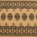 Tapis de couloir beige Bokhara 299x82 tapis pakistanais fait main