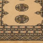 Tapis de couloir beige Bokhara 305x80 tapis pakistanais fait main