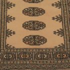 Tapis de couloir beige Bokhara 240x77 tapis pakistanais fait main
