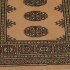 Tapis de couloir beige Bokhara 240x77 tapis pakistanais fait main