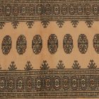 Tapis de couloir beige Bokhara 240x77 tapis pakistanais fait main