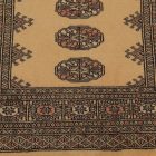 Tapis de couloir beige Bokhara 230x77 tapis pakistanais fait main