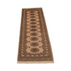 Tapis de couloir beige Bokhara 190x64 tapis pakistanais fait main
