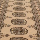 Tapis de couloir beige Bokhara 190x64 tapis pakistanais fait main