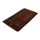 Tapis Baloutch Mushwani 85x147 tapis nomade noué à la main