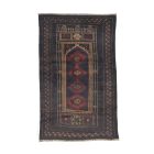 Tapis de prière Mushwani 85x135 tapis nomade noué à la main