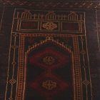 Tapis de prière Mushwani 85x135 tapis nomade noué à la main