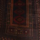 Tapis de prière Mushwani 85x135 tapis nomade noué à la main