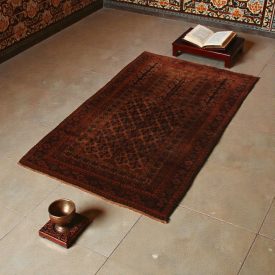   Tapis de prière Mushwani 88x141 tapis nomade noué à la main