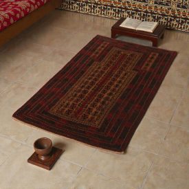   Tapis de prière Mushwani 84x137 tapis nomade noué à la main