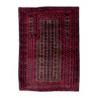 Tapis de prière Mushwani 93x129 tapis nomade noué à la main