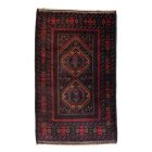 Tapis Baloutch Mushwani 84x137 tapis nomade noué à la main