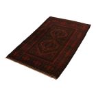 Tapis Baloutch Mushwani 84x137 tapis nomade noué à la main