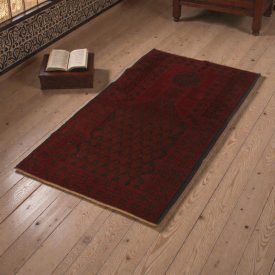   Tapis de prière Mushwani 79x145 tapis nomade noué à la main
