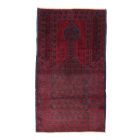 Tapis de prière Mushwani 79x145 tapis nomade noué à la main