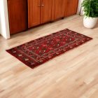 Tapis turkmène Balisht Nakhsha 53x111 petit tapis noué main
