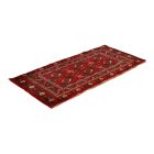 Tapis turkmène Balisht Nakhsha 53x111 petit tapis noué main