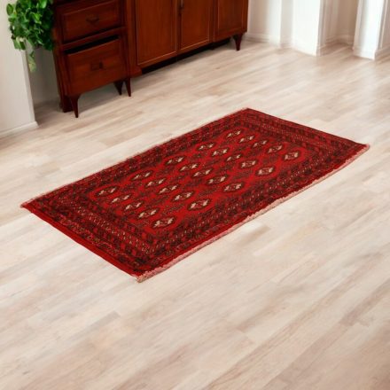 Tapis turkmène Balisht Nakhsha 50x97 tapis authentique noué main